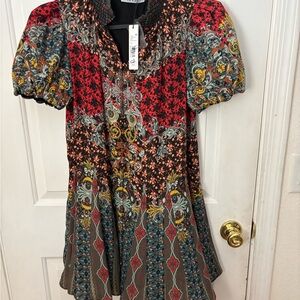 Alice + Olivia Multicolor Floral Dress